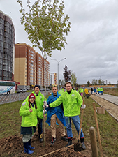 В дальнейшем  это открытое городское пространство будет использоваться жителями ближайших домов для отдыха и досуга.