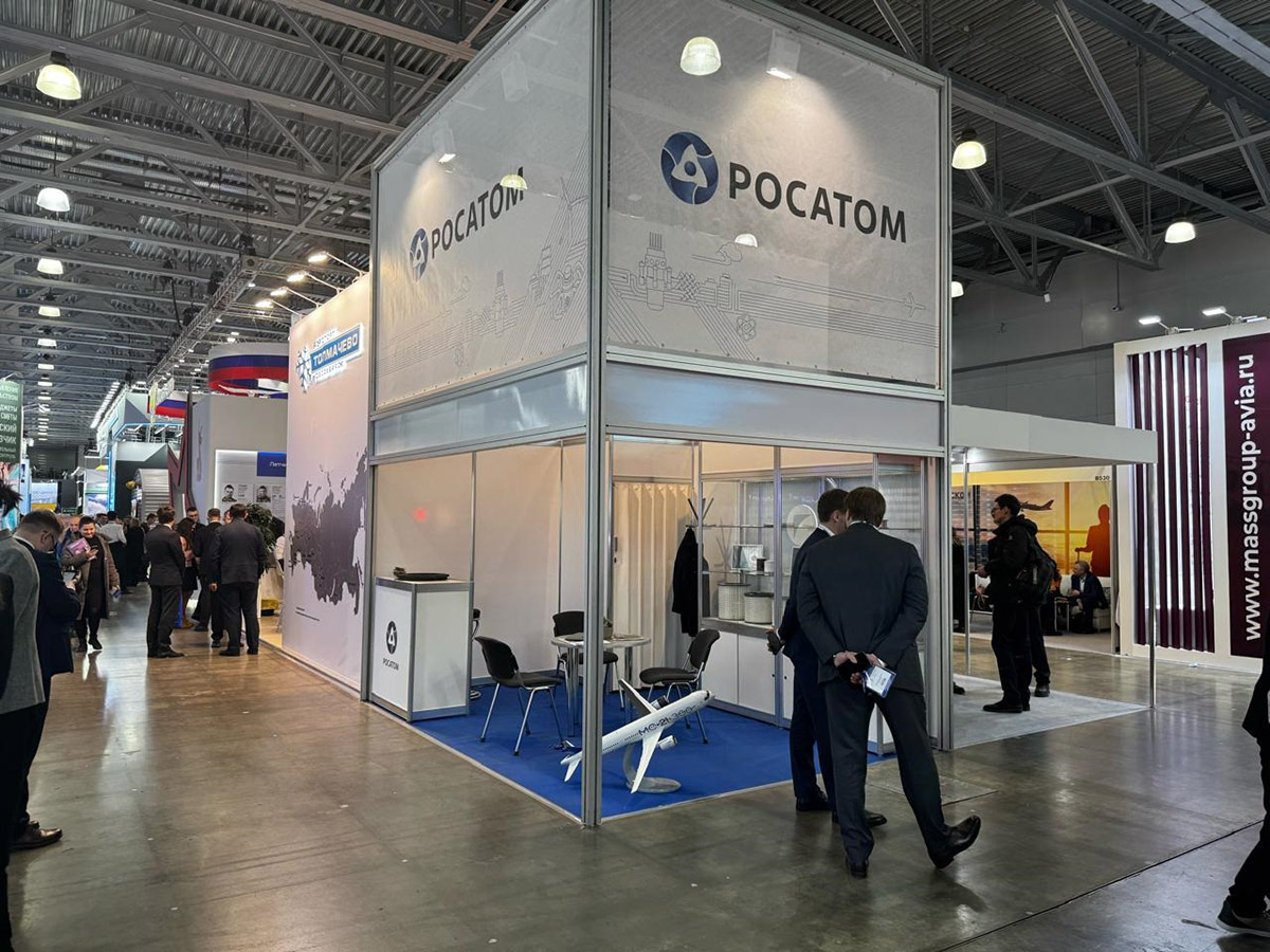 «Росатом» принял участие в  национальной выставке гражданской авиации NAIS-2025