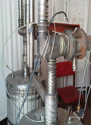 Стенд ВТС предназначен для проведения теплогидравлических исследований на моделях оборудования РУ высокотемпературного натриевого реактора на быстрых нейтронах (БН-ВТ)