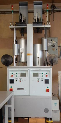 Двухсекционная машина  УТС 1200-30 для испытаний на длительную прочность и  ползучесть при  температурах до 1100 °С